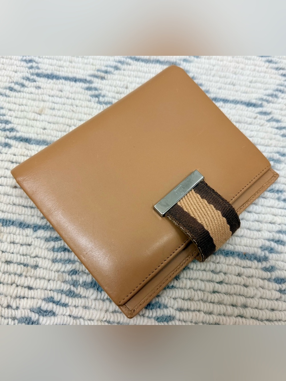 GUCCI Vintage Y2K Rare Unisex Camel Brown Leather 2-Way 6-Ring Agenda Planner - Picture 6 of 16